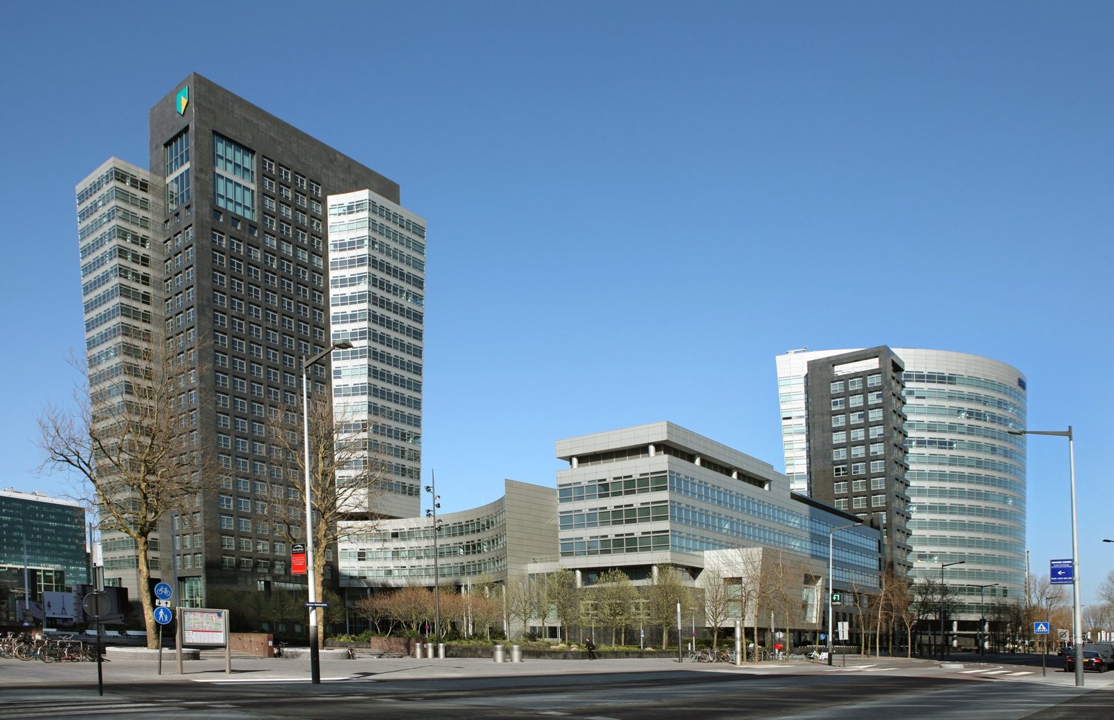 Het hoofdkantoor van ABN AMRO